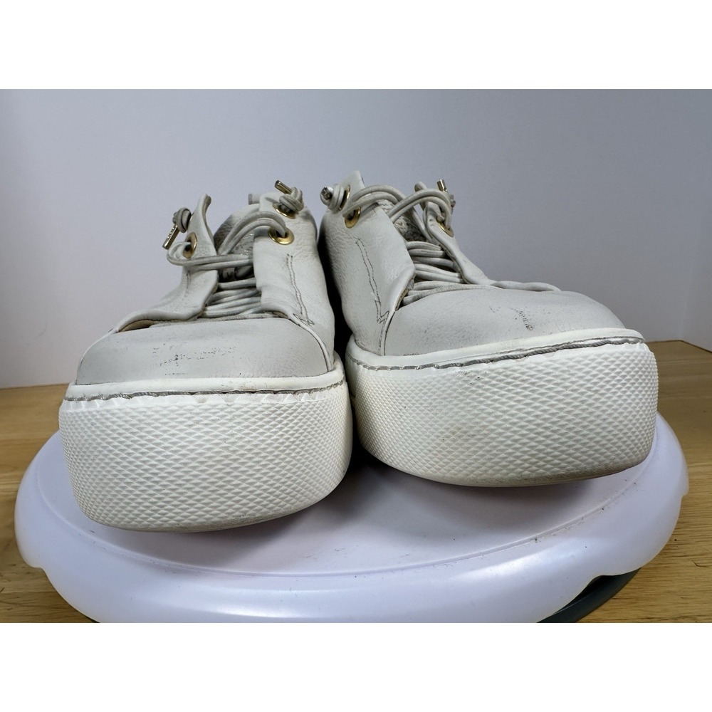Paul Green Faye Platform Sneakers Womens Ivory US 10 UK 7.5 Made In Austria - Picture 5 of 16